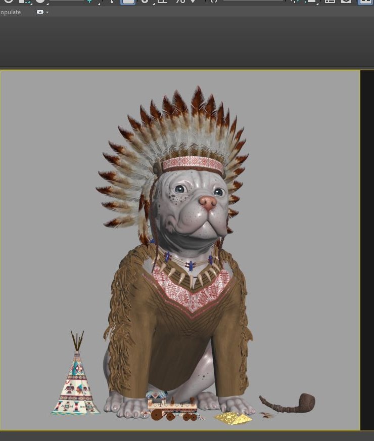 Good morning, 
Wip!
The last puppies are made 🐕

Native American 😎