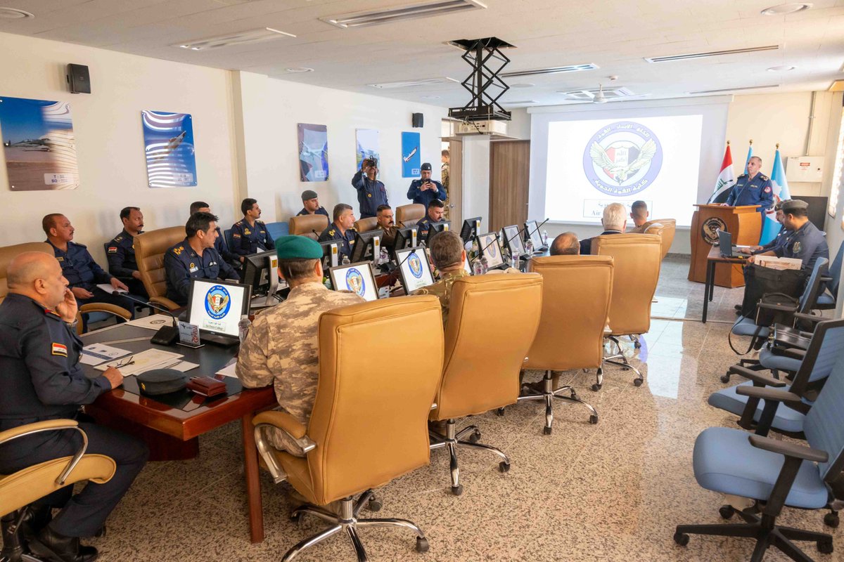 On 27th February, NMI PSE and MAD advisors, led by NMI PSE Director, attended a meeting in 🇮🇶 Air Force College, where Staff Maj Gen Mustafa al Bayati briefed them on college history. NMI offered advisory support in areas of curriculum, languages and e-learning.

#WeAreNMI
