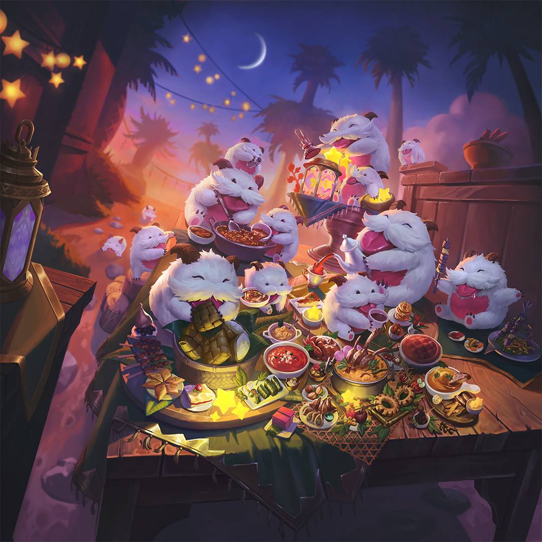 wildriftLATAM's tweet photo. ¡Los Poros siempre son el alma de la fiesta! Únete a la celebración con tu familia y amigos 🌙 https://t.co/XNb0vpUBKU