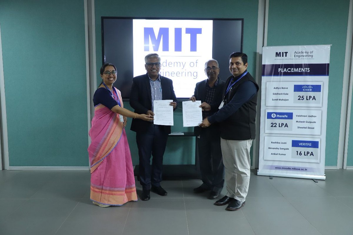 MITAOE's tweet image. Another MoU signed in the series with one more incubator! Glad to get connected to the Avantika Innovation and Incubation Center (AIIC). Looking forward to a great journey towards empowering startups through collaborations!
#mitaoe #edcell #innovations #EntrepreneurshipJourney