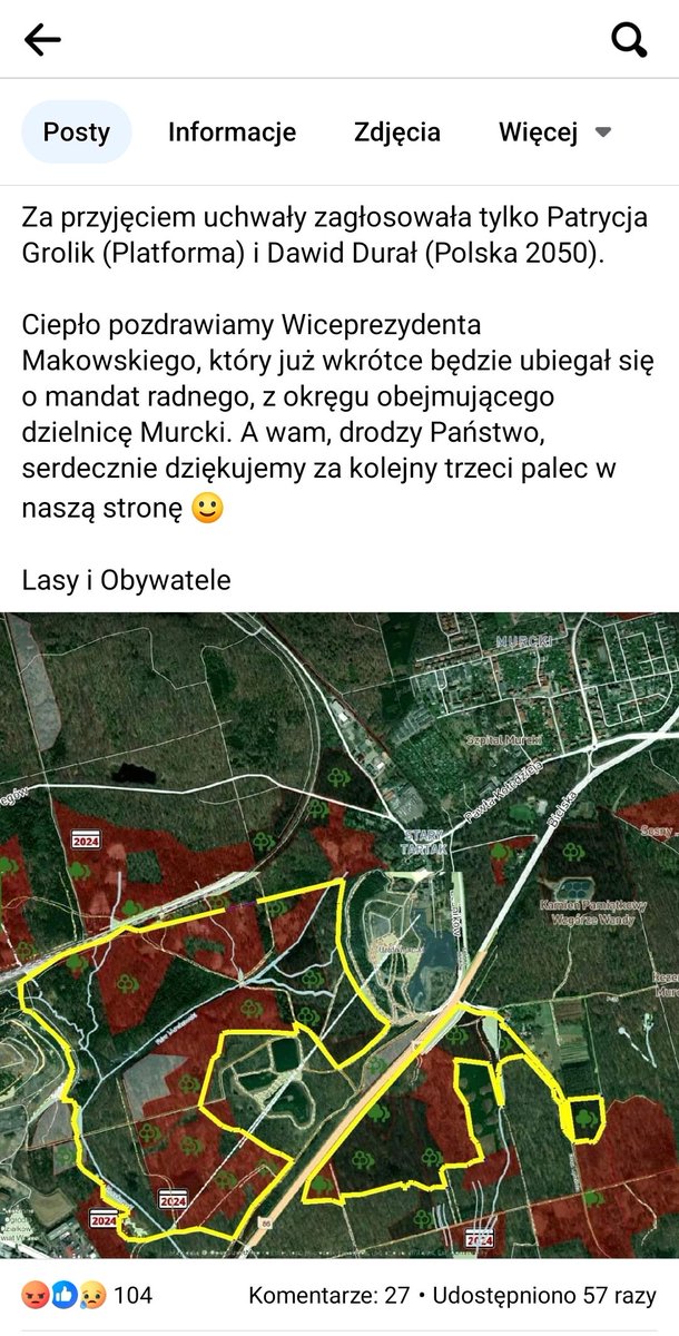UrszulMDPolska1's tweet photo. 👇👇 #LasyNieDlaKasy @PracowniaBystra @Nasze_Lasy #Katowice #Murcki https://t.co/EZVwcs7SmK
