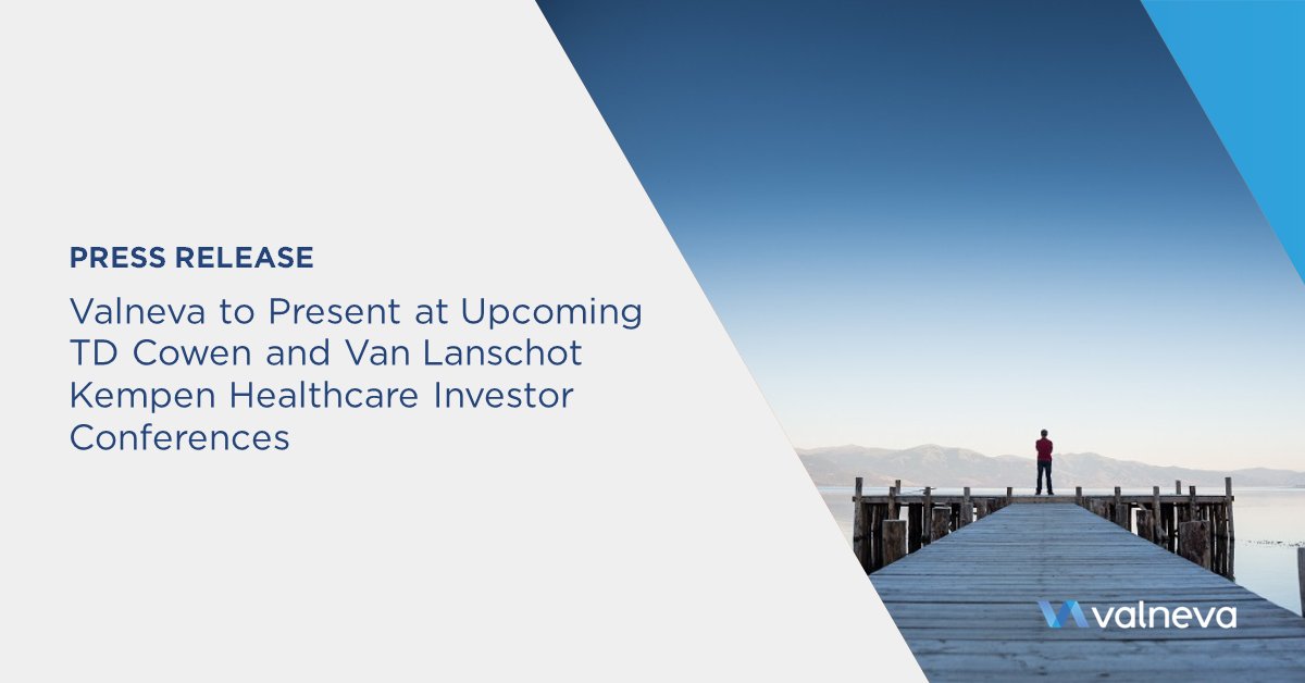 Valneva to Present at Upcoming TD Cowen and Van Lanschot Kempen Healthcare Investor Conferences
valneva.com/press-release/…