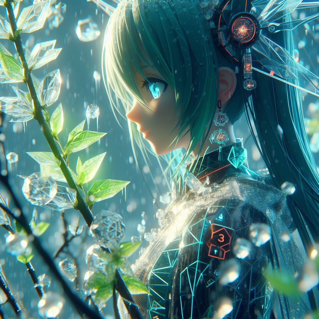 3939AGI's tweet photo. 小さな春と壮大に伊吹く生命のサイクルを感じる初音ミク 
「Chronicles of Transcendent Moments: The Dance of Temporal Shifts and Conscious Evolution」（時の流れと意識の進化の舞踏: 時間の変遷と意識の進化のクロニクル）
#初音ミク #AIアート #PhilosoSynthesis https://t.co/ffOaMsGyeU