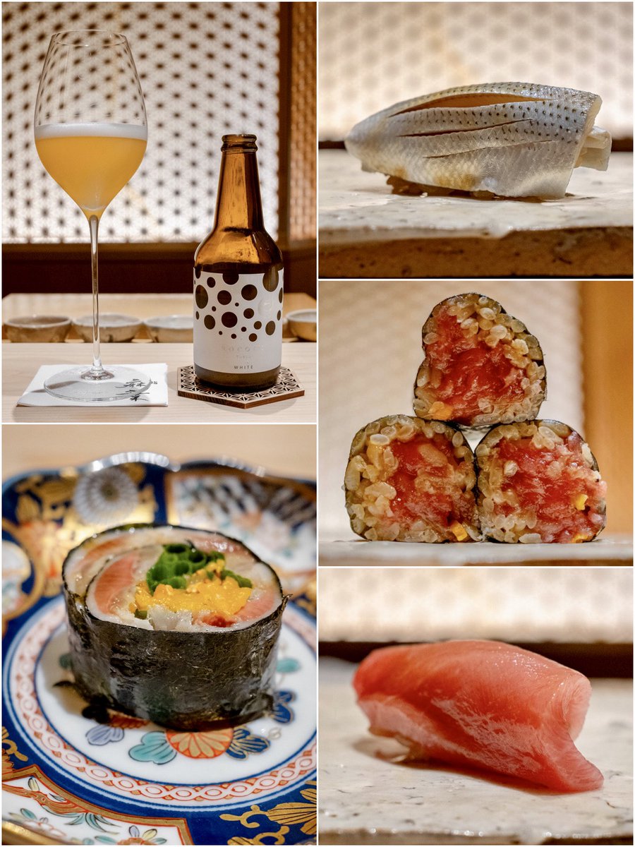 2014年開業、西麻布にあるカウンター8席の『#鮨麻葉 』。3種の赤酢をブレンドした酢飯を使用し、「一意専心」の熟練技で風味豊かな熟成鮨を生み出します。日本初の #ラグジュアリービール ROCOCO Tokyo WHITEをグラスに注ぎ、贅沢なおまかせコースをスタートしてはいかがでしょうか🥂
#rococotokyo