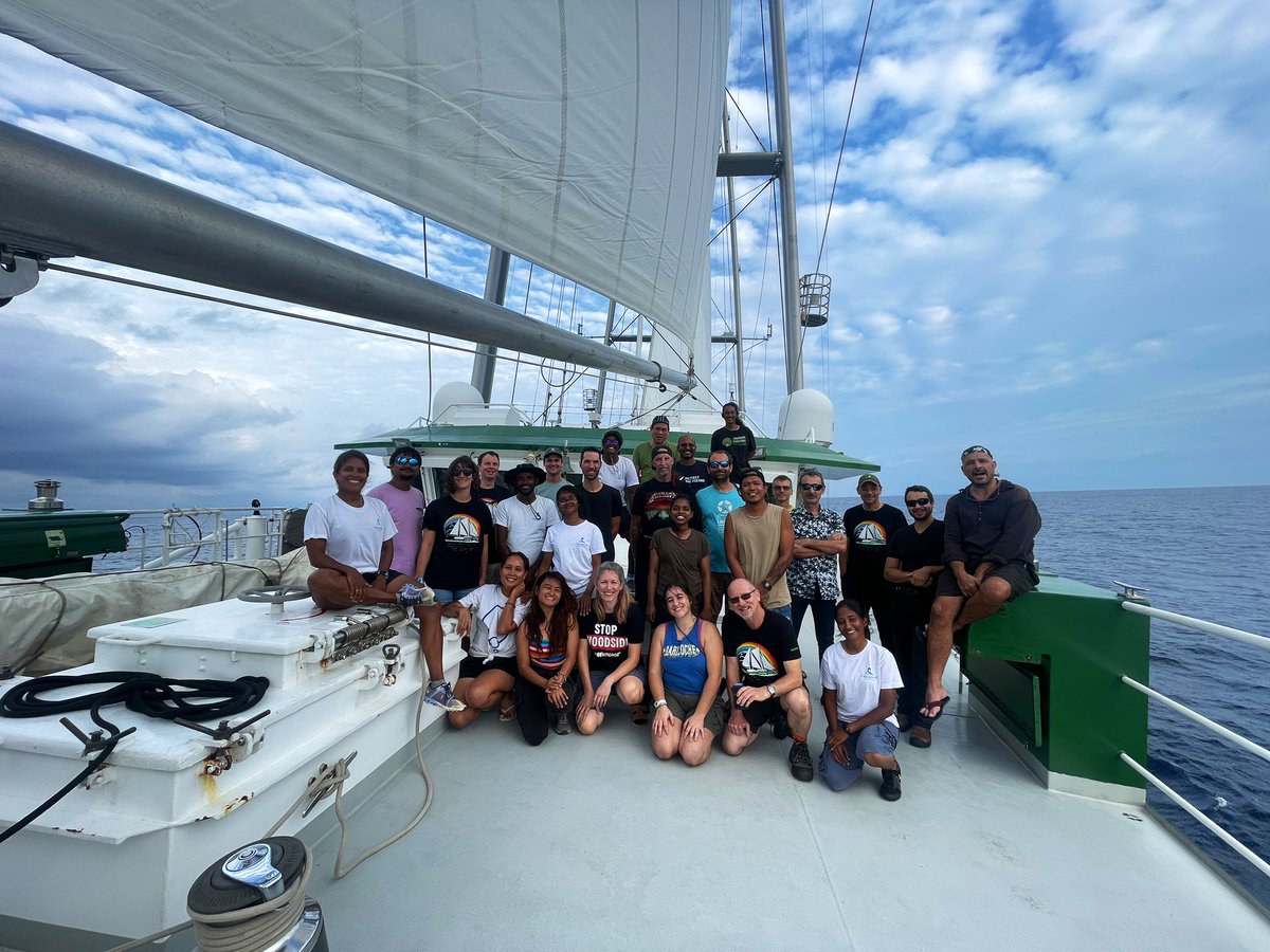 @OceanswellOrg @Greenpeace @MCRInt @DrShmoo It takes a village to make a multi-week cetacean survey happen. Meet the village aboard the @Greenpeace #RainbowWarrior who came together to conduct surveys on the high seas of the #IndianOcean. @OceanswellOrg