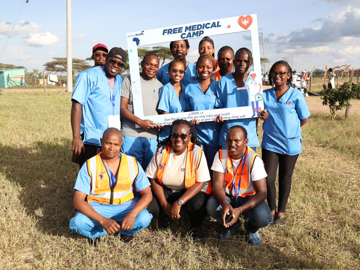 #appreciationpost 
Shout-out to the incredible team of volunteer medics from <a href="/hopecitadelFDN/">HOPE Citadel Foundation</a> for the job well done during the recently concluded #SpreadTruthFreeMedicalCamp. They volunteered their time &amp; expertise to ensure free medical services reached the people.
@HamisiKirenga