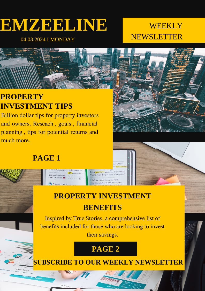 Introducing the Brand new #Emzeeline #weekly #newsletter which will consist loads of #interesting and #helpful #information, #Tips and #benefits for property #investors, #owners , #landlords, #tenants and those who are new to this domain. #SubscribeNow  to get the most of it.