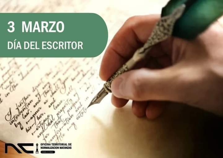 Felicidades para todos los escritores profesionales y los que no son profesionales,pero llevan dentro de su alma un escritor y se encargan de llegar al pueblo con una palabra digna de amor, respeto y dignidad.
#DOTUCAV
#JuntarYVencer