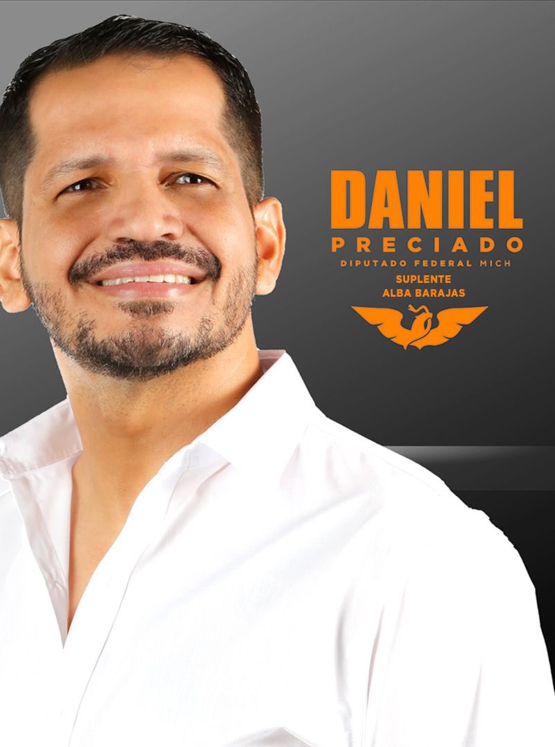 DanielPreciadoS's tweet photo. Hola qué tal, soy #DanielPreciado, tu Candidato a Diputado Federal por #Apatzingan y será un placer servirte. #DaniELNuevo #AMuchoOrgullo @MovCiudadanoMX 🏳️🌈🏳️⚧️🧡 https://t.co/y9vGO2Vlhx