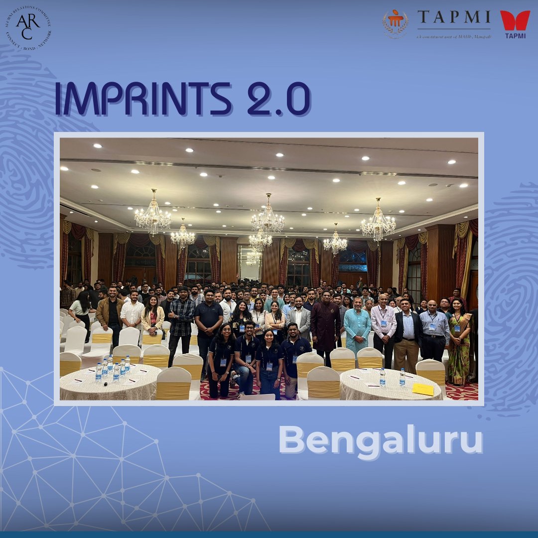 MyTAPMI's tweet photo. Overflowing with gratitude for the incredible turnout at the Imprints City Alumni Meet in Bangalore. It was a joy to witness the warmth, connections, and insightful discussions among our esteemed alumni.🌟
#AlumniCommittee #ImprintsCityAlumni #MemorableConnections #Gratitude https://t.co/hH4DJeOiDz