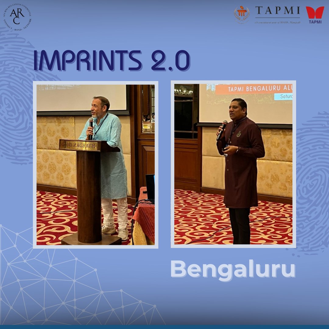 MyTAPMI's tweet photo. Overflowing with gratitude for the incredible turnout at the Imprints City Alumni Meet in Bangalore. It was a joy to witness the warmth, connections, and insightful discussions among our esteemed alumni.🌟
#AlumniCommittee #ImprintsCityAlumni #MemorableConnections #Gratitude https://t.co/hH4DJeOiDz