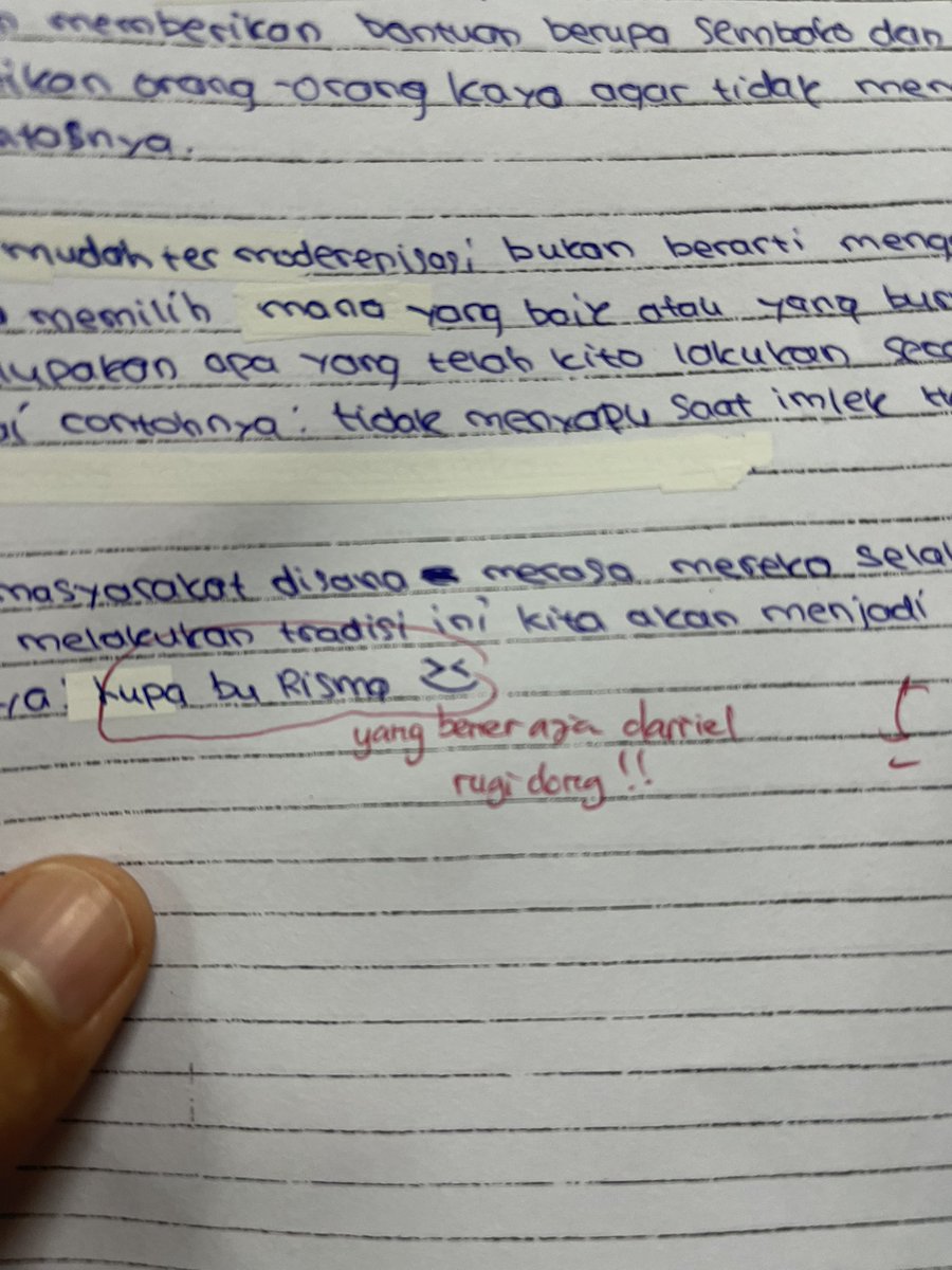 rismaasfi's tweet photo. Yaampun diminta memberikan contoh malah bilang lupa 

Hadewh

Yang bener aja, rugi dong 😱😱 https://t.co/UO10RMh8jV
