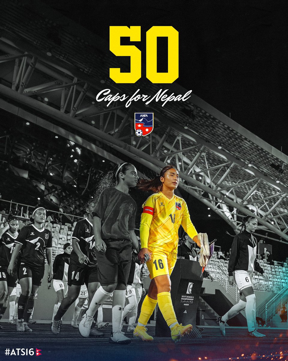 SubbaAnjila's tweet photo. 🇳🇵Grateful for the support of my teammates and the unwavering encouragement from everyone who stood by me. 50 caps for Nepal and countless memories made possible by your belief in me. Here’s to the incredible journey ahead, together as a team. Thank you! #ATS16 https://t.co/XRcgzEGZTP