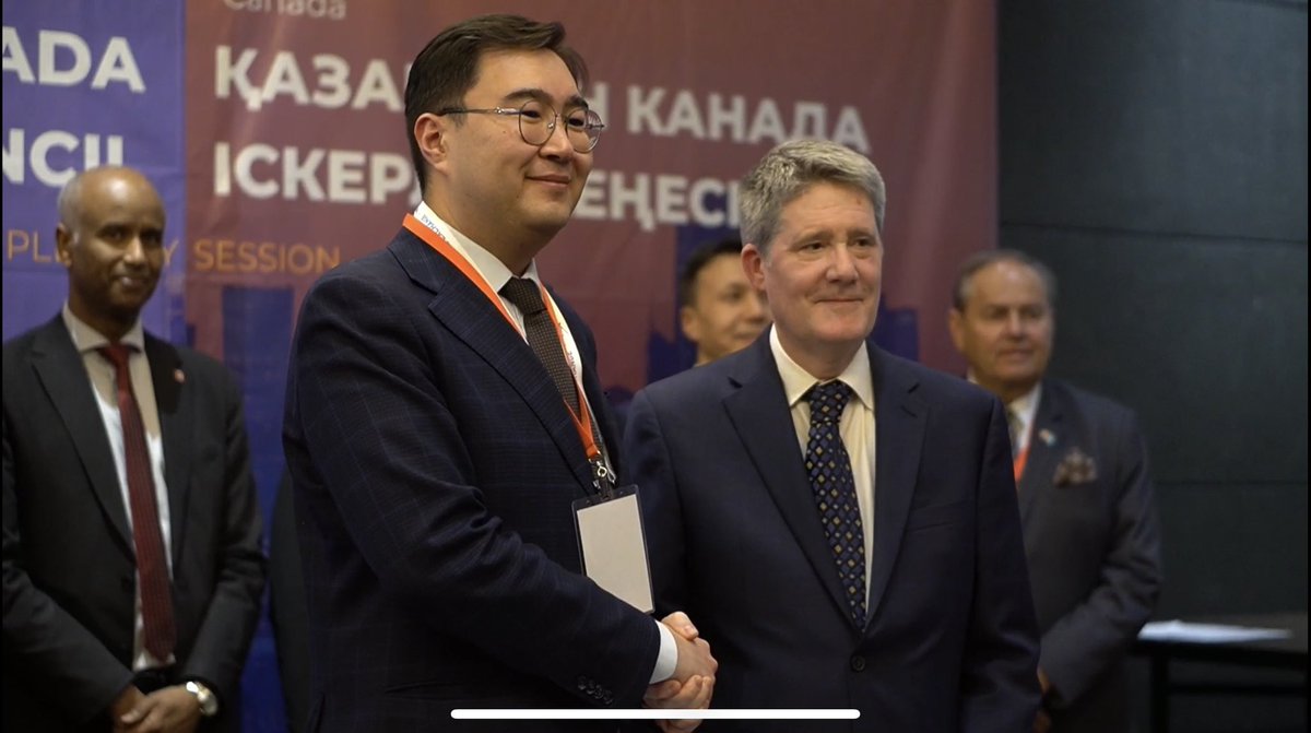 KZEmbassyCA's tweet image. The National Geological Survey of #Kazakhstan has signed several important documents in the margins of the 6th #KCBC Plenary Session📃✍🏻
We’re unlocking new opportunities for cooperation in the mining shere with Canada and other foreign states🤝👏👏 #KazakhstanCanada #PDAC2024