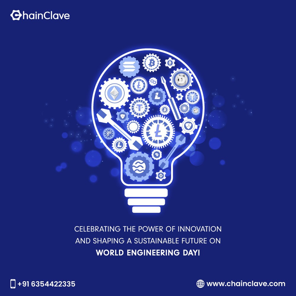 chainclave's tweet photo. Celebrating the power of innovation and shaping a sustainable future on World Engineering Day! 

🌐Website:- https://t.co/bSdCbLb4Zs

#worldengineeringday2024 #engineers #engineerslife #chainclave #engineersday #softwareengineers #happyengineersday #engineerstudent #engineers https://t.co/KwnYZPHmgl