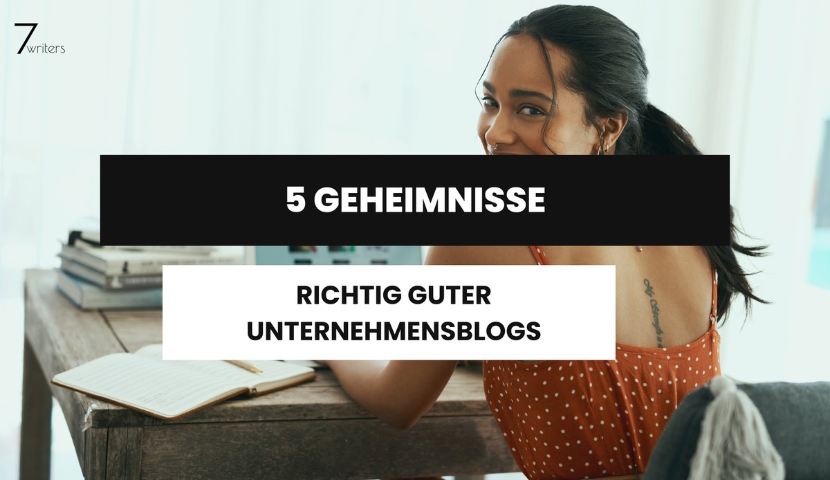 7writers_vienna's tweet photo. 🤔 Warum werden manche #Firmenblogs lieber gelesen als andere?
Welche 5 Geheimnisse 🤫 einen richtig guten #Unternehmensblog ausmachen sind, liest du hier 👉
https://t.co/9NTRfV5AJH
#bloggen #corporateblog #contentmarketing #seo #texten #schreiben #erfolg #t https://t.co/3vayf4w15R