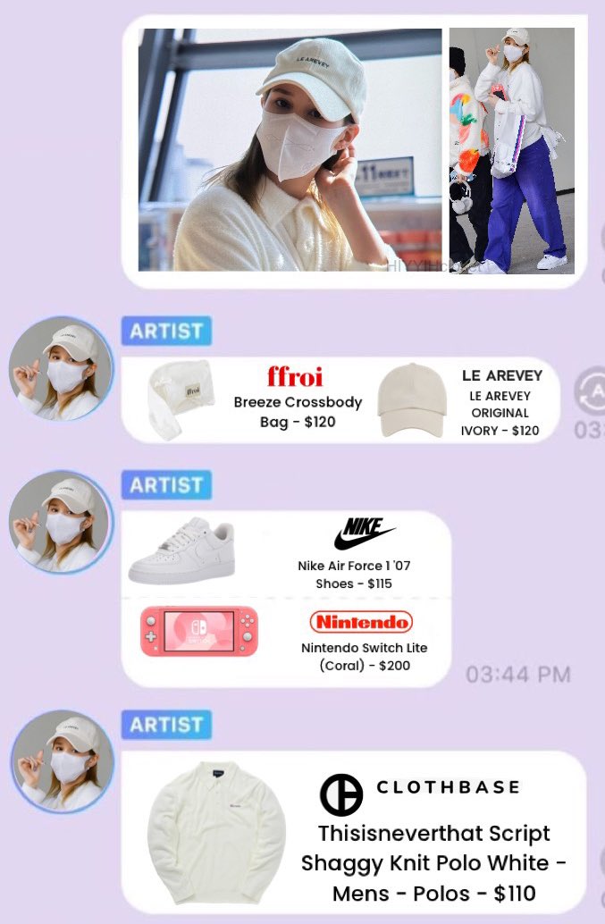 HIYYIHcloset's tweet photo. ✈️ Hiyyih’s airport outfit [240304] ✈️

Outfit Details : #NIKE #LEAREVEY #CLOTHBASE #ffroi #Nintendo 

#휴닝바히에 #HUENING_BAHIYYIH #ヒュニンバヒエ #Kep1er #케플러 #ケプラー https://t.co/6nP3jZ46mf