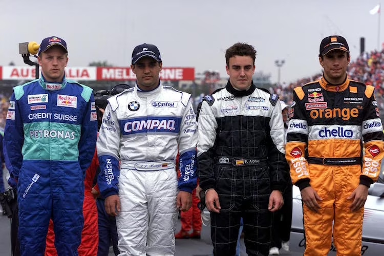 MsportXtra's tweet photo. #F1 #OnThisDay, March 4th 2001, @schumacher won the #AustralianGP for @ScuderiaFerrari , ahead of @therealdcf1 and Ferrari teammate @rubarrichello . @alo_oficial @jpmontoya Kimi & Bernoldi made their debut. https://t.co/gHxV2ZjtjA #MsportXtra @UnracedF1 @ausgrandprix #RIPGraham https://t.co/FL6znXw6qi