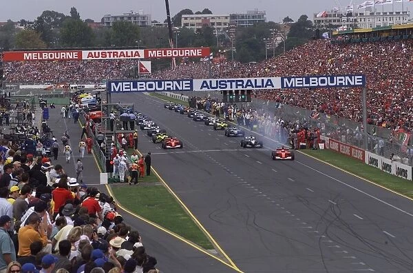 MsportXtra's tweet photo. #F1 #OnThisDay, March 4th 2001, @schumacher won the #AustralianGP for @ScuderiaFerrari , ahead of @therealdcf1 and Ferrari teammate @rubarrichello . @alo_oficial @jpmontoya Kimi & Bernoldi made their debut. https://t.co/gHxV2ZjtjA #MsportXtra @UnracedF1 @ausgrandprix #RIPGraham https://t.co/FL6znXw6qi