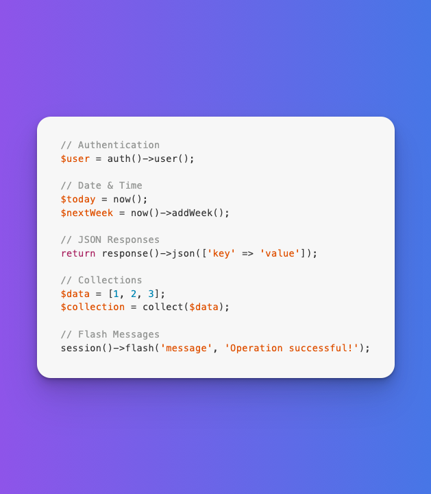 laravelbackpack's tweet image. Laravel Tip
Check out some handy Laravel helper methods for a smoother coding experience!🧵👇