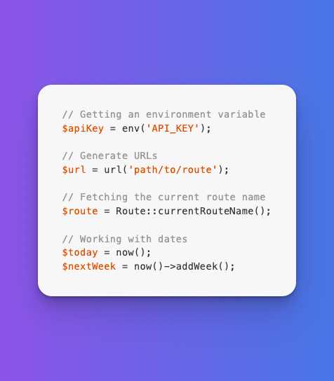 laravelbackpack's tweet image. Laravel Tip
Check out some handy Laravel helper methods for a smoother coding experience!🧵👇