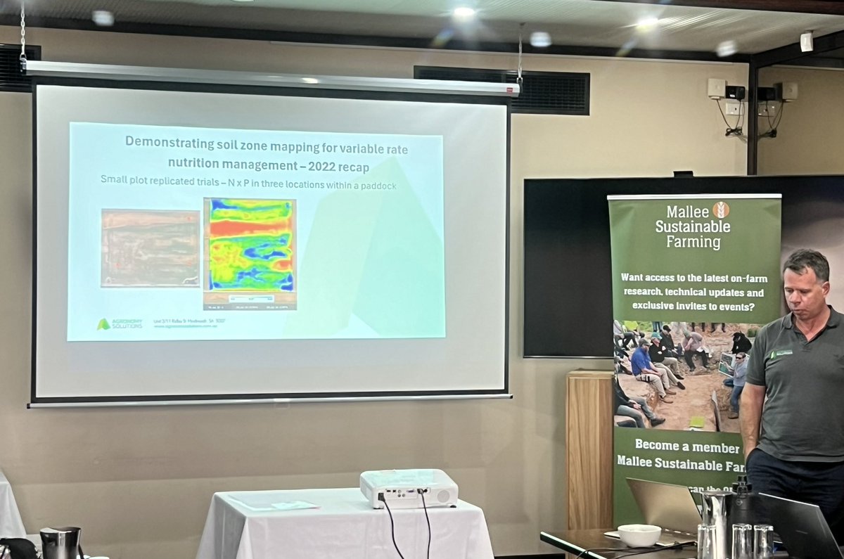 MsfMallee's tweet image. Reviewing #Lowbank #variable rates results of N &amp;amp; P from 2023 &amp;amp; how these farmers will continue their VRT journey. 
Putting steps in place to make your tech work for you! 👀forward to 2024 trial strips and if we will see the same + results as last yr. @AgSolutionsOz &amp;amp;Pete Treloar