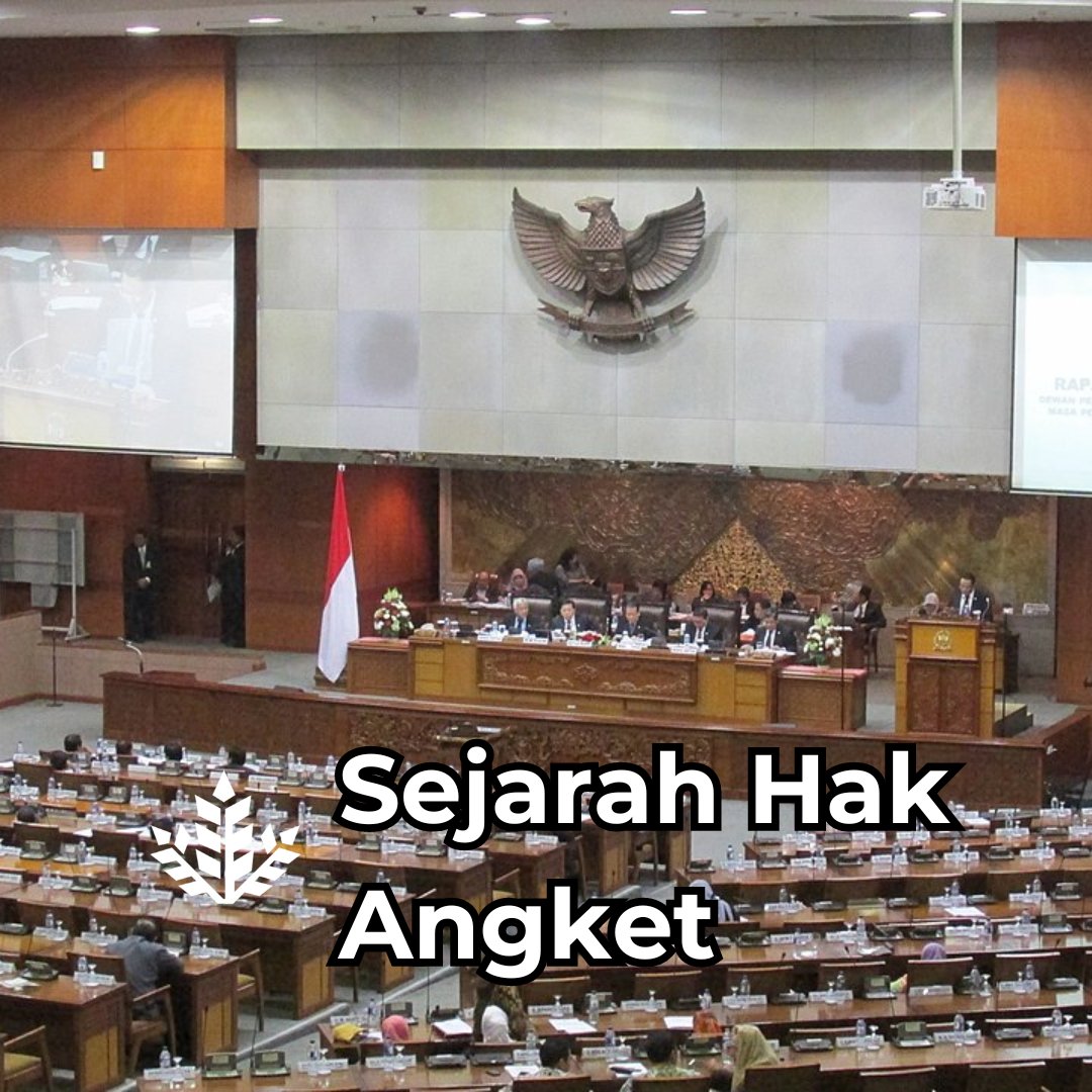 neohistoria_id's tweet photo. Ave Neohistorian!

Kata Angket berasal dari Bahasa Perancis “enquete” yang berarti penyelidikan. Secara definisi, Hak Angket adalah hak investigasi yang dimiliki oleh Parlemen.

Hak Angket pertama kali lahir di Parlemen Inggris pada masa Pemerintahan Raja Edward III Plantagenet tahun 1367 akan tetapi Hak angket baru benar benar difungsikan setelah Revolusi Jaya tahun 1688. Hak Angket pernah digunakan oleh Kongres Amerika yakni House Committee on Un-American Activities (HCUA) pada tahun 1938 untuk menyelidiki para PNS dan warga Amerika yang diduga terpapar ideologi Komunisme.

Di Indonesia sendiri, Hak Angket diusulkan oleh paling sedikit 25 orang anggota DPR dan lebih dari 1 fraksi kepada pimpinan DPR dalam rapat paripurna DPR. Dalam sejarah politik Indonesia, hak Angket DPR pertama kali diajukan oleh Ketua DPA, Margono Djojohadikusumo (kakek Prabowo Subianto) dengan landasan UU No.6 Tahun  1954 guna menyelidiki untung-rugi penggunaan devisa oleh pemerintah. Pada masa Orba, 14 orang anggota Fraksi PDI dan 6 anggota Fraksi PPP mengajukan Hak Angket menyoal kasus Pertamina hanya Sidang Pleno DPR mementahkan usulan tersebut. 

Di era Reformasi, DPR membuat Hak Angket Buloggate dan Bruneigate setelah Gus Dur menyatakan memorandum pembubaran parlemen. Pada akhirnya, Gus Dur pun dilengserkan oleh Ketua MPR, Amien Rais. Wapres Megawati menggantikan Gus Dur yabg lengser. Di masa beliau, Hak angket muncul setelah sebelumya Menhan Mahfud MD menuding bahwa Dana Bulog diselewengkan oleh Ketua Bulog, Rahardi Ramelan pada Partai Golkar.

Pada masa Pemerintahan SBY, cukup banyak Hak Angket yang digulirkan di DPR seperti Hak Angket Pertamina yang digulirkan untuk menyelidiki penjualan dua unit kapal tanker VLCC di era Megawati. Lalu ada dua Hak Angket lagi yakni Hak Angket kasus BLBI dan Hak Angket Bank Century.

Penulis: Ilham Akbar
Editor: Samuel Suryadinata

Referensi:

Mei Susanto. Hak Angket DPR, KPK dan Pemberantasan
 Korupsi.December 2018. Integritas : Jurnal Antikorupsi 4(2):99-127
Subardjo. Penggunaan Hak Angket Oleh DPR RI Dalam Mengawasi Kebijakan Pemerintah. Februari 2016. Jurnal Hukum Novelty 7(3)

Eric Bentley. Thirty Years of Treason: Excerpts from Hearings Before the House Committee on Un-American Activities, 1938–1968. The Viking Press 1971
