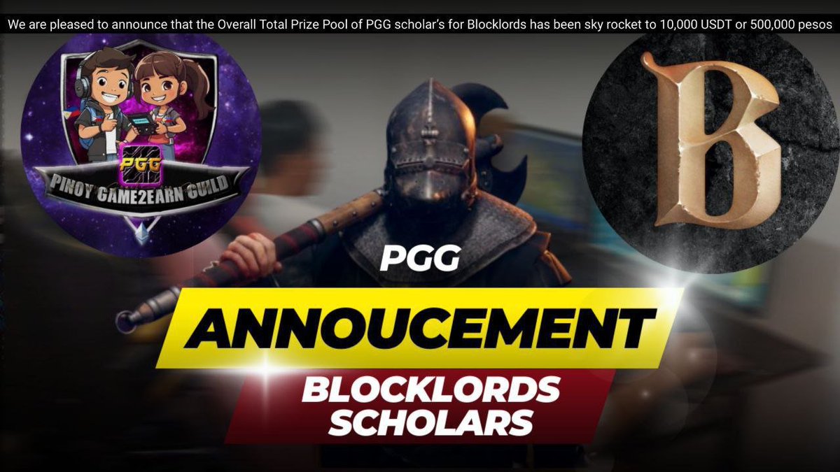 PinoyGameGuild's tweet image. Blcoklords Bearslayer Season1 is ended.
even my 12 year old schollo boy got 200$ prize with blocklords. Be PGG memberm you won't regret it.
let's prepare blocklords Season2 and let's get 10,000$ prize! 
#BLOCKLORDS #P2egames #seascapenetwork #coinbasprime #PGG