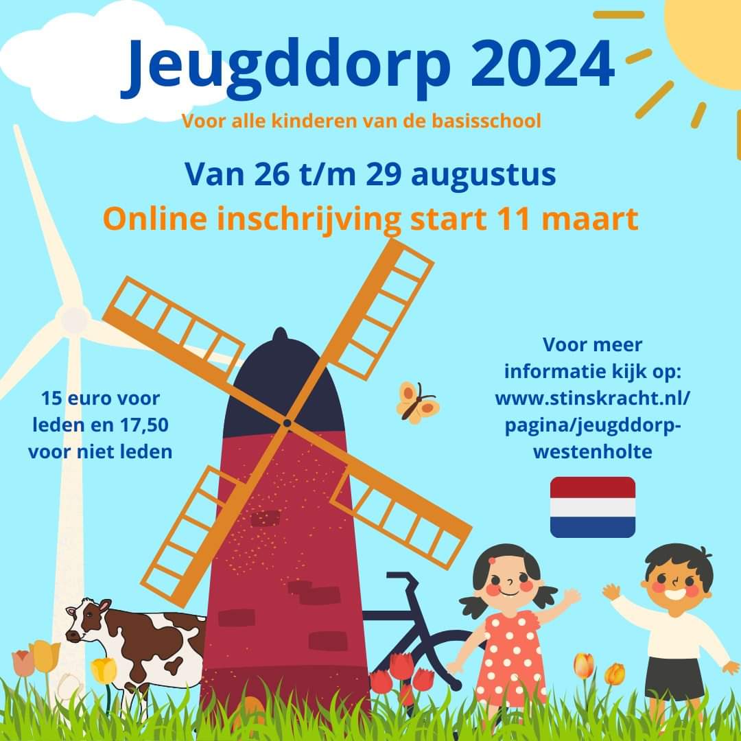 Jeugdland en Huttendorp zijn samen en we hebben een nieuwe naam: Jeugddorp!

De voorbereidingen zijn alweer in volle gang. Met een groep enthousiaste vrijwilligers zijn de eerste plannen weer gemaakt. De inschrijving start 11 maart. Wees er snel bij!