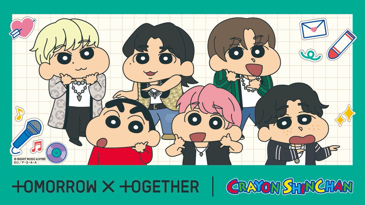 TOMORROW_X_TOGETHER | クレヨンしんちゃん CAFE」ORIGINAL ITEMSが