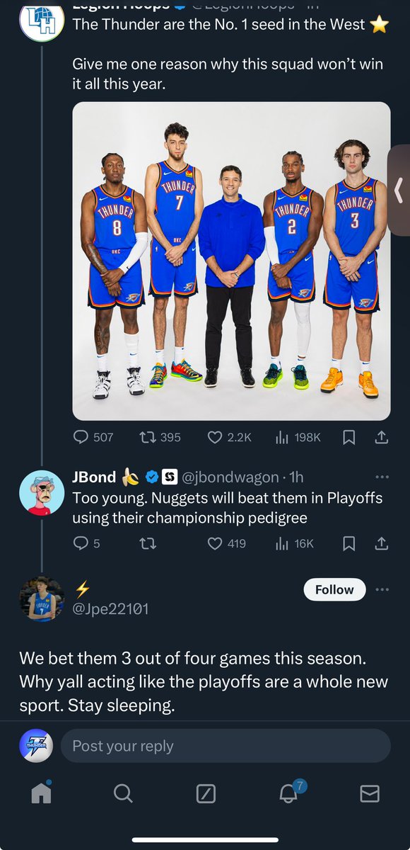 Thunder 2k backup account tweet media