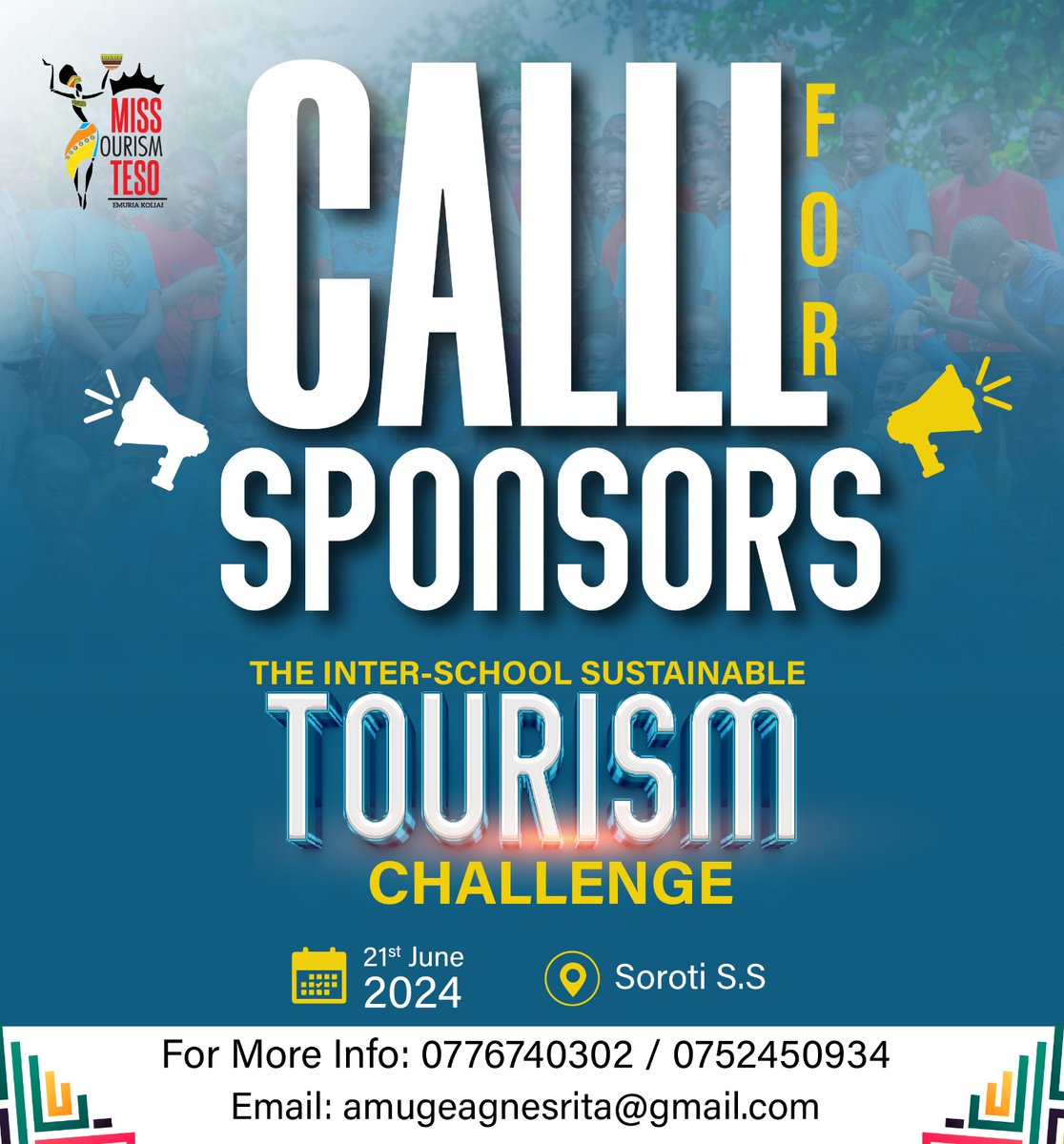 The Inter-School Sustainable Tourism Challenge. Theme: Promoting Sustainable Travel and Ecotourism. Happening: 21st June 2024 At: Soroti Secondary School. @AmugeAgnesRita @akellomary30734 @Jessica_Aanyu @MissTourismUG @misstourismUga @ogeuna @felistusaki