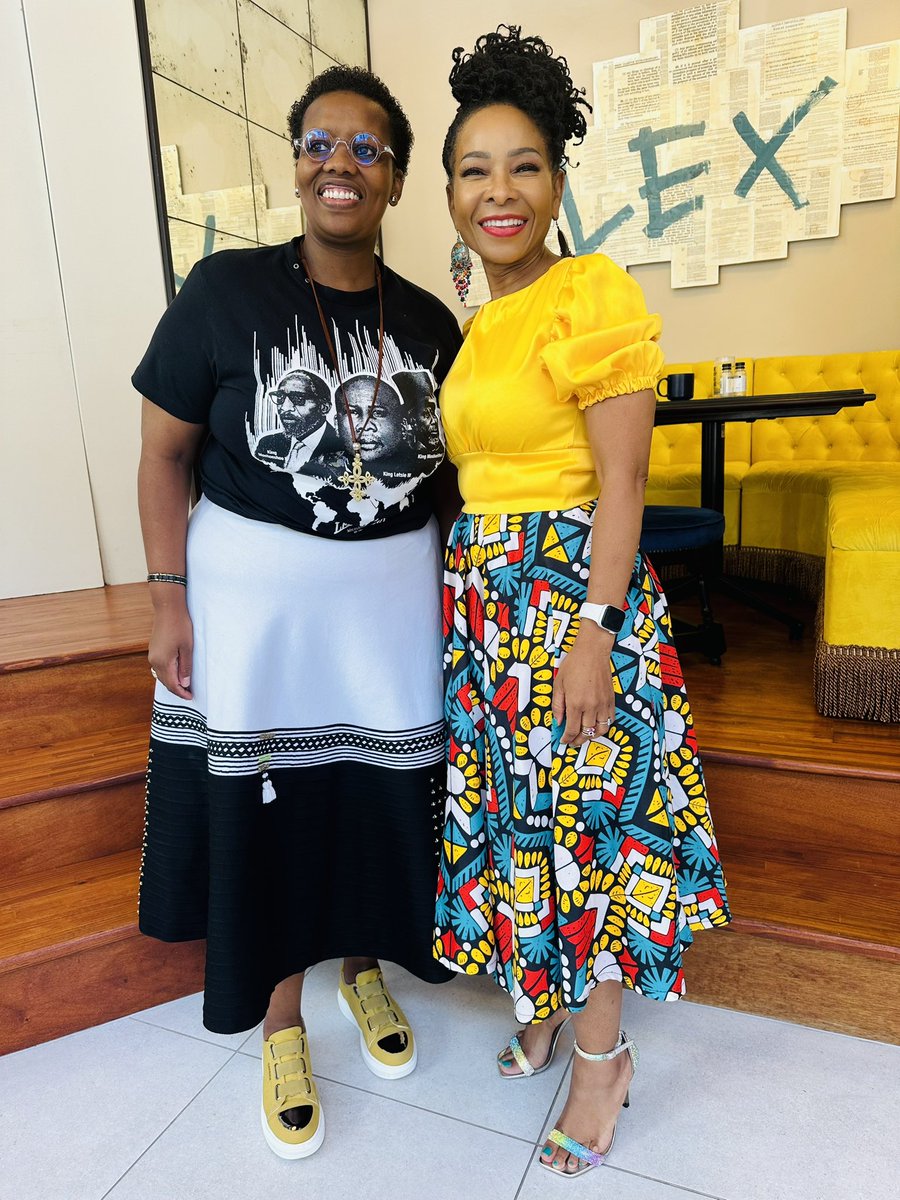 FabAcademic's tweet photo. I had the singular honour of spending an hour with my sister, the phenomenal Dr Vicentia Refiloe Kgabe, 7th Bishop of the Anglican Diocese of Lesotho. Born and bred is Soweto, a graduate of the University of Pretoria and now the first woman Bishop of Lesotho. Yes there is a glass ceiling even in the church and strong & brave women are needed to break the ground! It’s not easy but it MUST be done. #Sisterhood