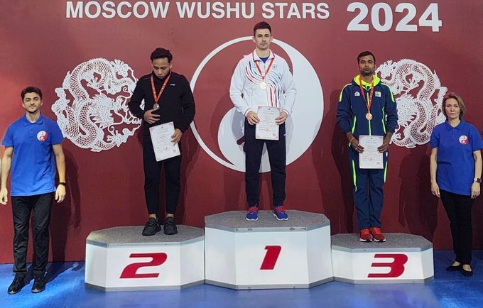 ValourWing96235's tweet photo. Continuing its legacy of excelling at sporting events, IAF extends its best wishes to Sergeant Karnajeet Sharma for winning the Silver Medal in Taijiquan event at the ongoing Moscow Star Wushu Championship 2024.  
#HarKaamDeshKeNaam https://t.co/PMZCEwUOas