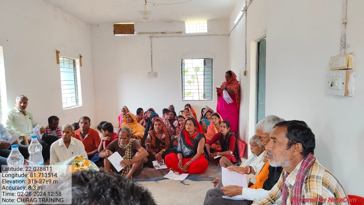 चिराग परियोजना अंतर्गत 28/2/2024 को ग्राम करही जिला मुंगेली में 1 दिवसीय उद्यानिकी प्रशिक्षण आयोजित किया गया.