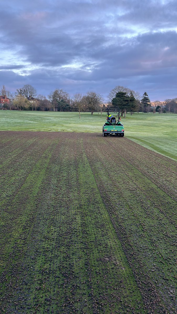 And so it starts spring maintenance @ShootersHillGC @FarolLtd gonna be a long week!!! Me thinks !!! #TrustTheProcess @CAFCofficial @biggalondoners @EnglandGolf @sportsmetals