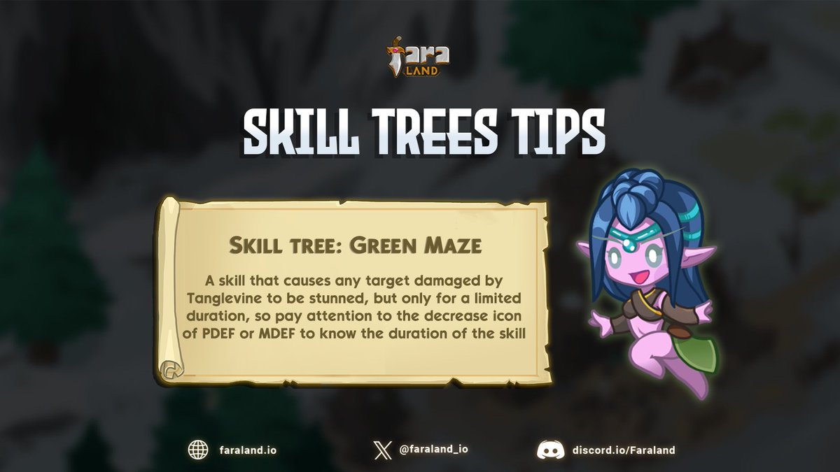 taman_fun's tweet photo. Skill Tree Tips 💥

We're here to help you get through Quest more easily 😁

Don't miss it ❤

#Faraland #NFT #MasteryQuest #SkillTrees https://t.co/HmVdT5iKqu