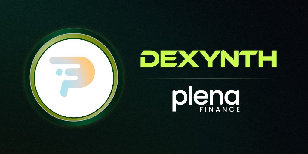 🤝DEXYNTH x Plena Connect🤝

We've joined forces with @Plenafinance, unlocking a whole new level of user experience! With Plena Connect integration and account abstraction, get ready for a seamless and delightful journey on our platform!
#CryptoCommunity #partnerships