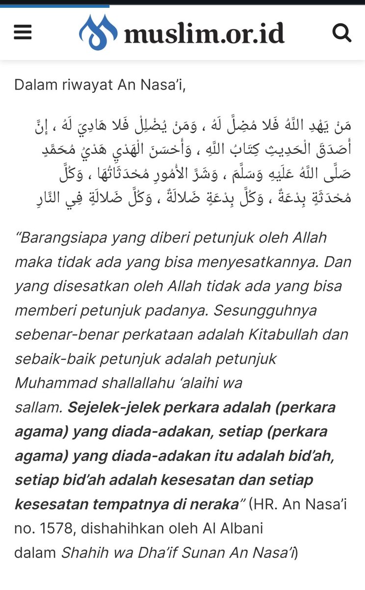 Just_Ab1's tweet photo. Di @X-land itu, banyak ketemu yg beginian.

Hadits yg SHOHIH -karena ga sesuai dg hawa nafsu &amp; ajaran kyai/habibnya- langsung DITOLAK.

(Bahkan) dibilang sbg HOAX.

Na'udzubillaah.

https://t.co/1gaROrVtP5 https://t.co/OZWXUMleN0