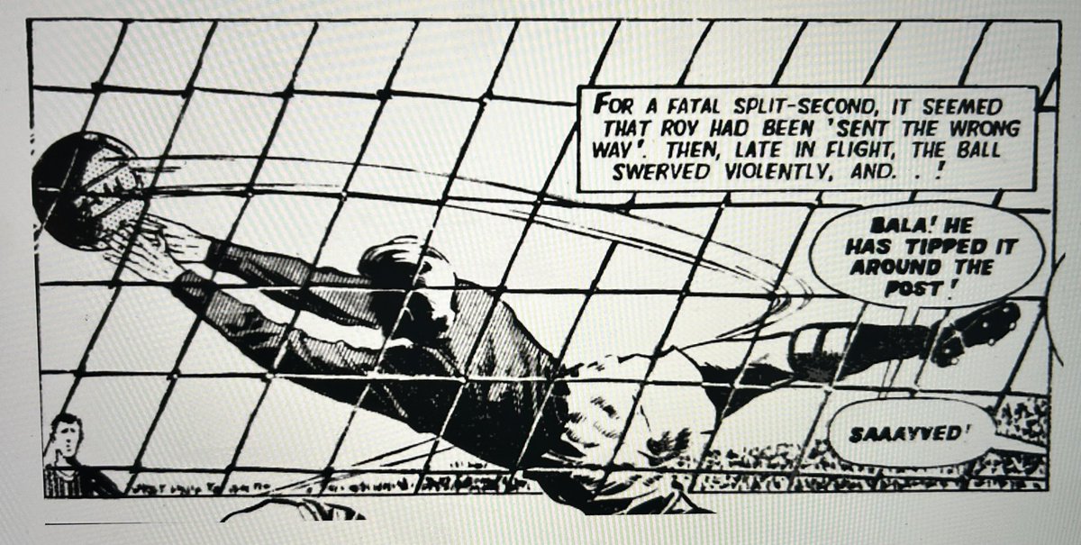 champ_are's tweet photo. Episode 71 has dropped! This week Danefield play in the Euro Cup final (how many times will Viktor feint?)we begin retracing how many times Roy Race went in goal? 🤔 and it’s the final match in “The Challenge”@BarrieEditor1 #royoftherovers #Danefield #fpsm #footballcomics https://t.co/areoKSLUoi
