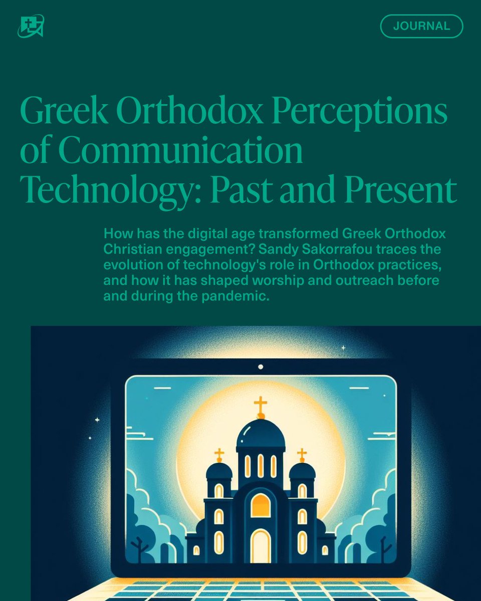 In a rapidly evolving digital landscape, Orthodox Christian communities in Greece are grappling with the intersection of tradition and technology like never before. Read Sandy Sakorrafou's full article in the CPOSAT Journal ➡️ bit.ly/3uQq5tN