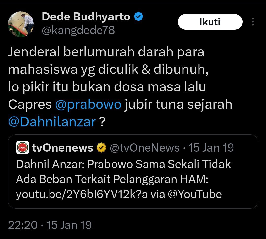 Tino_priok's tweet photo. Ciiiiee... Yg lagi penjilat, sombong yeeee...

Menjilat itu MENJIJIKAN tapi skarang banyak yg melakukan demi JABATAN, CUAN dan KEKUASAAN

JILAT-JILAT aja sampe LICIN 😂🤣🤣 

SELAMAT MENJILAT 😁 https://t.co/d0SFcmJs6n