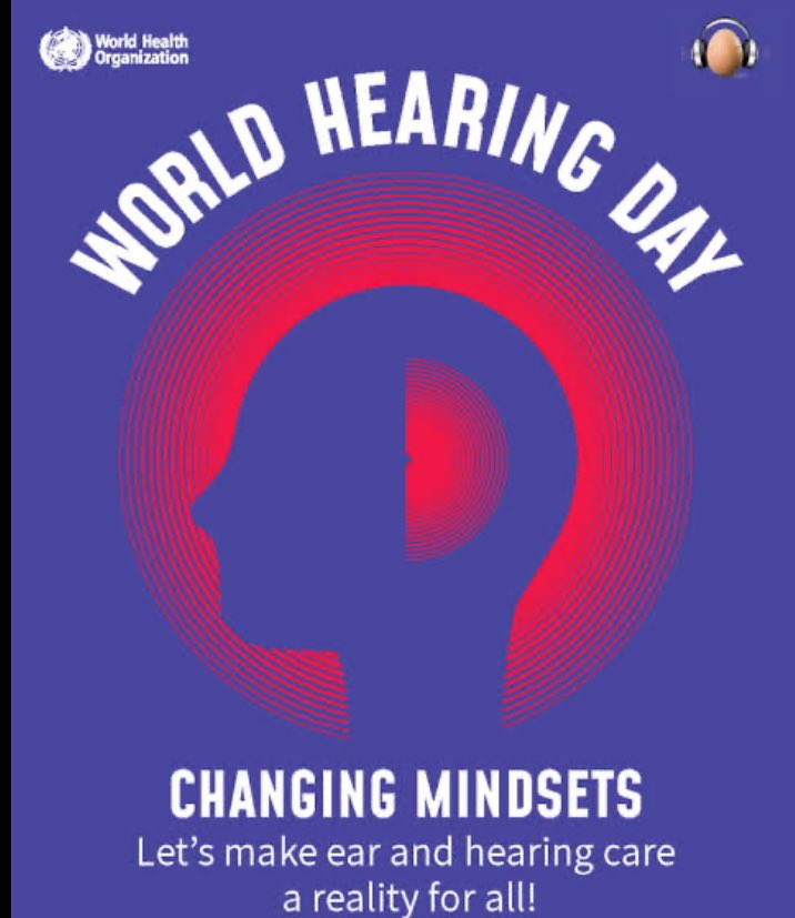 Today, we celebrate World Hearing Day. Kindly go to any ENT dept nearest to you and get your ears tested free. 
“Changing the mindset”
#worldhearingday

@Voiceofarewa01 
@CaptJamyl 
@NalhatNabila 
@EashaUmmy 
@saleeenco 
@__DrRAY