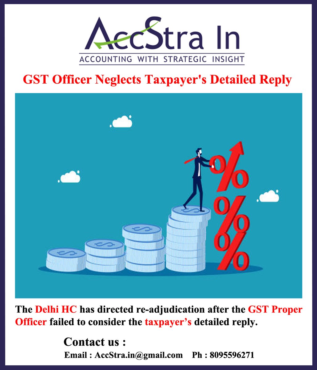accstra_account's tweet photo. GST Officer Neglects Taxpayer's Detailed Reply
Follow us for more content : https://t.co/2xO2qMCkOz
#Accounting #GSTUPDATES #deduction #employees #software #finance #GST #fine #ESI #ITR #tax #GSTR4 #TDS #tax #ITAT #efiling #registration #officer #neglects #reply #detail #fund https://t.co/2HIqlljEcP