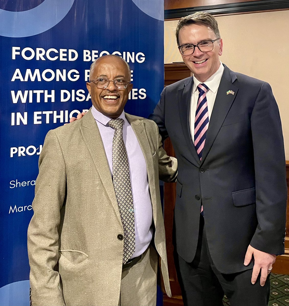 PaulWaltersUK's tweet photo. I joined the launch of an important @Pop_Council project to support highly vulnerable persons with disabilities #PWD, with my friend and former colleague Dr Getachew @getchkid. 

@ECDDEthiopia @MOJEthiopia, @USEmbassyAddis, @Ashish_Bajra https://t.co/JQYDCb63mN