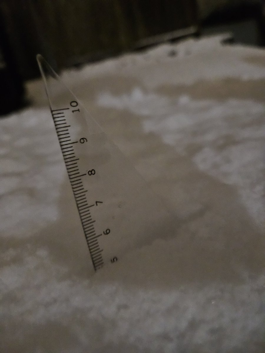 Snow has stopped in South Burnaby. Exactly 5cm in my area. #bcsnow #bcstorm #bcwx #bcstormwatch #Burnaby