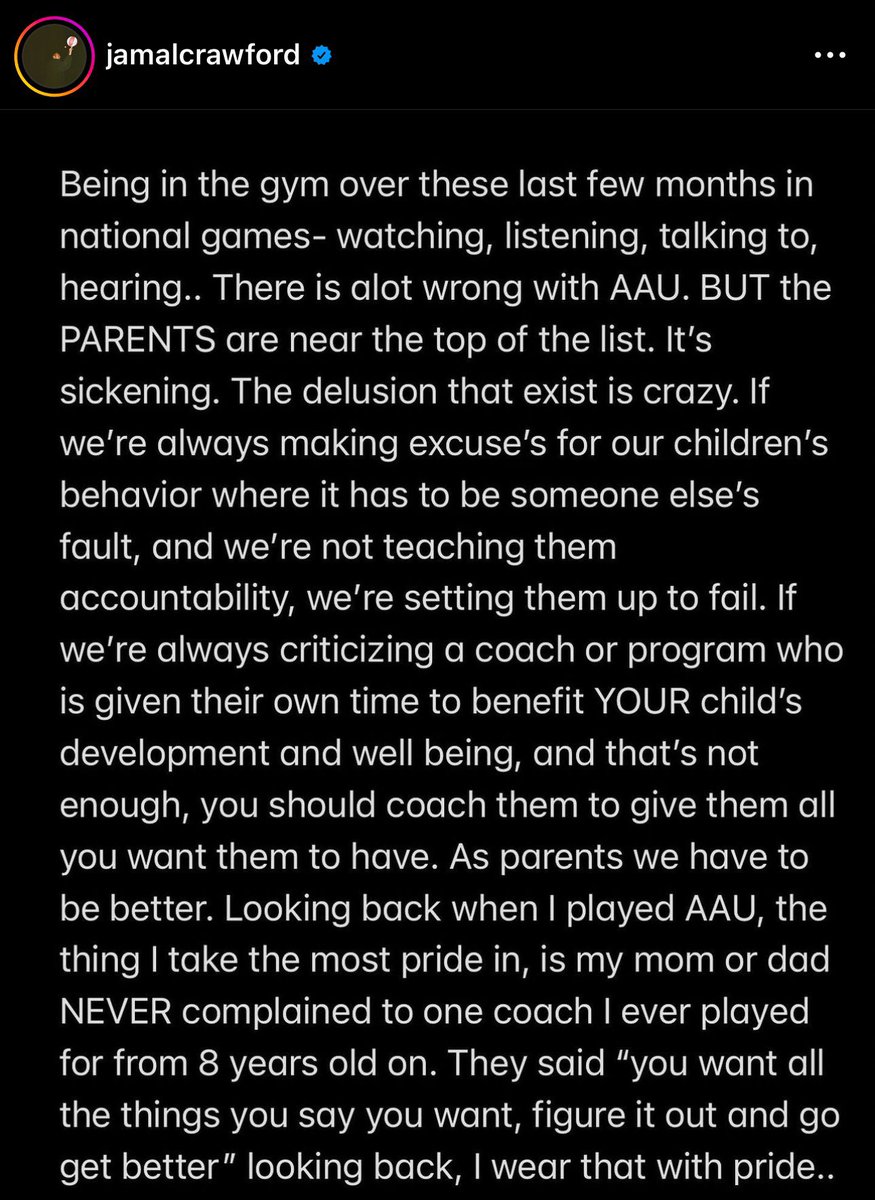 #Sheesh <a href="/JCrossover/">🏁 Jamal Crawford</a> this a sermon!