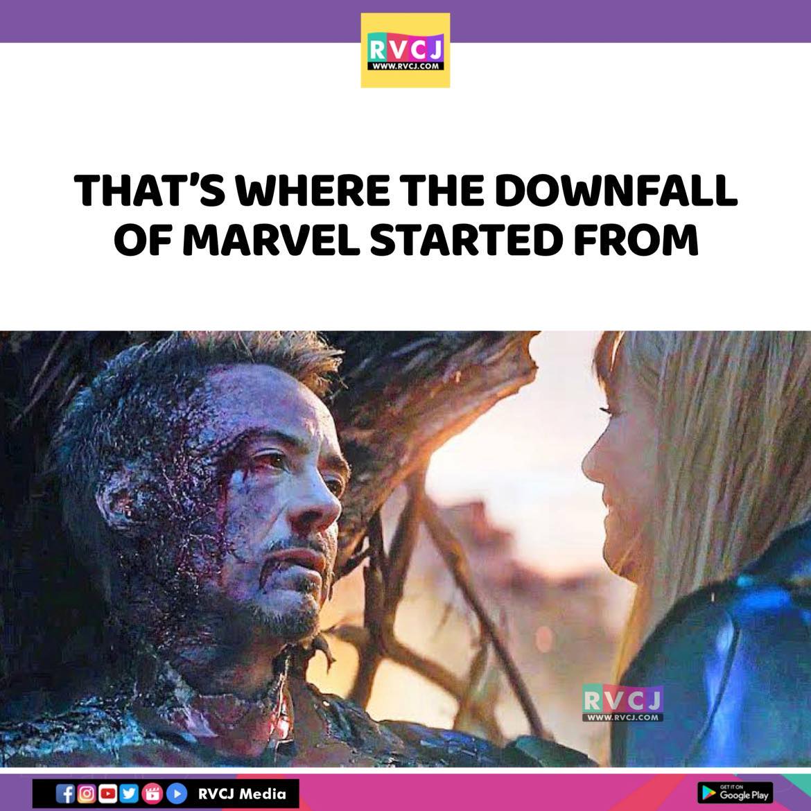 Marvel isn't same after the depart of Iron Man 😔