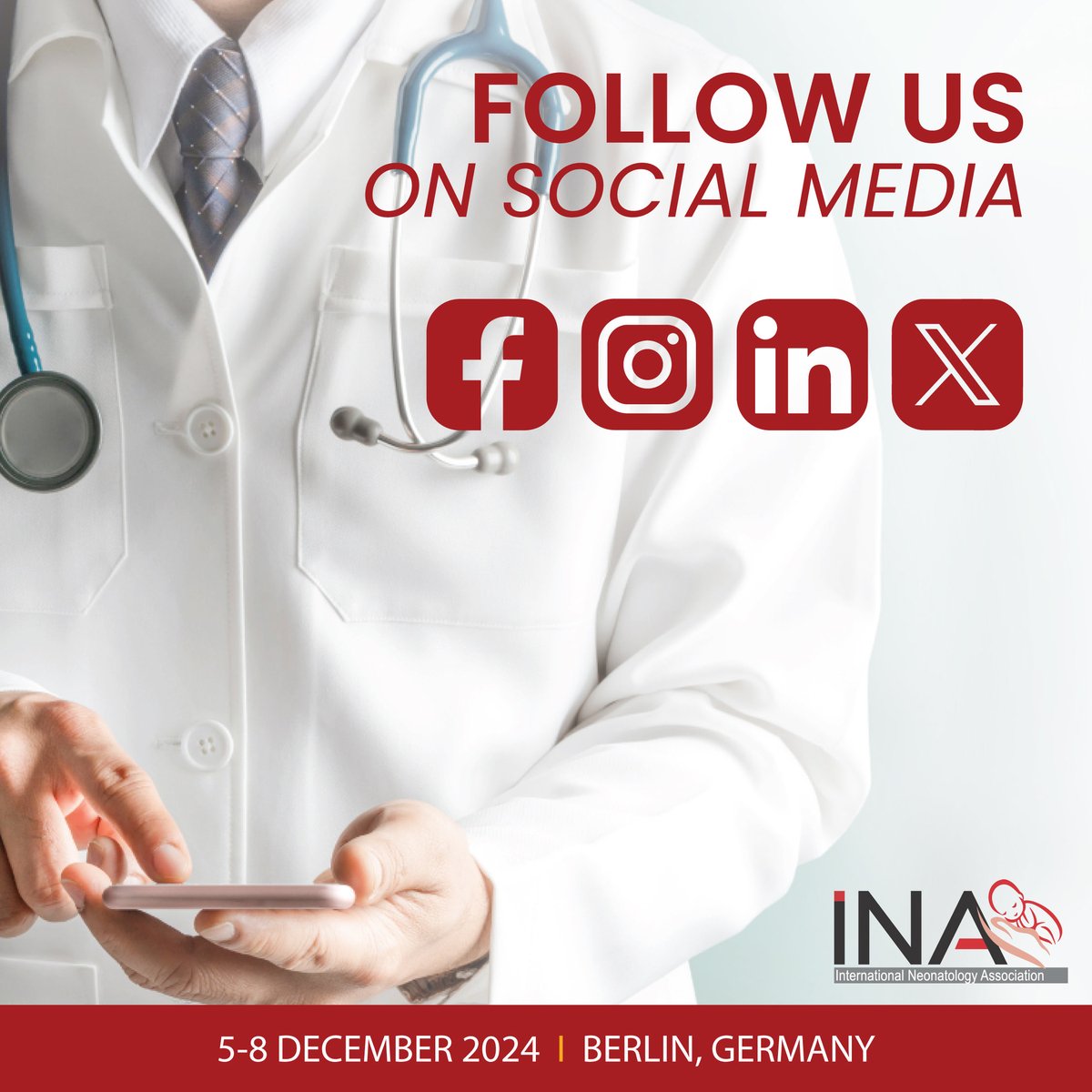 Stay updated with us on social media! 📲 Follow for the latest updates. Early bird registration is open until 1 July 2024 Register here: worldneonatology.com/2024/registrat… Visit the website here: worldneonatology.com/2024/