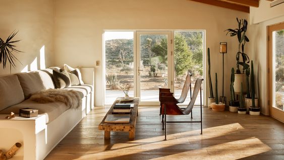 A beautiful Biophilic Interior, with lots of natural lighting and organic materials 🎍
See more at pinterest.com/GranadaHomeInt…